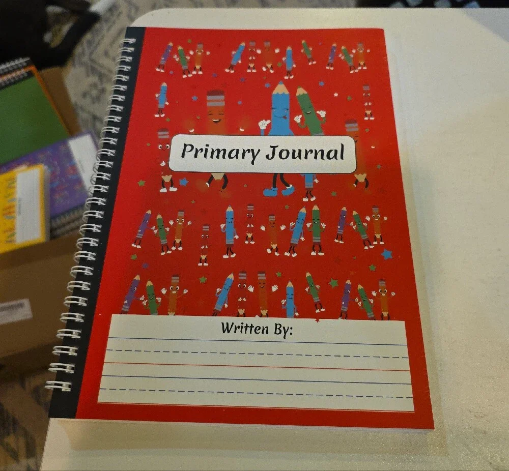 Primary Journal K-2 Spiral Notebook - 3 Pack Pick Your Colors